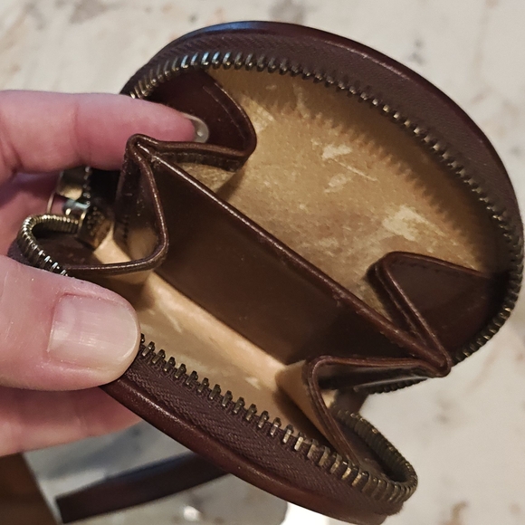 Dooney & Bourke Brown Leather Men's Bag - Picture 4 of 6